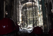 Un momento della visita alla cattedrale